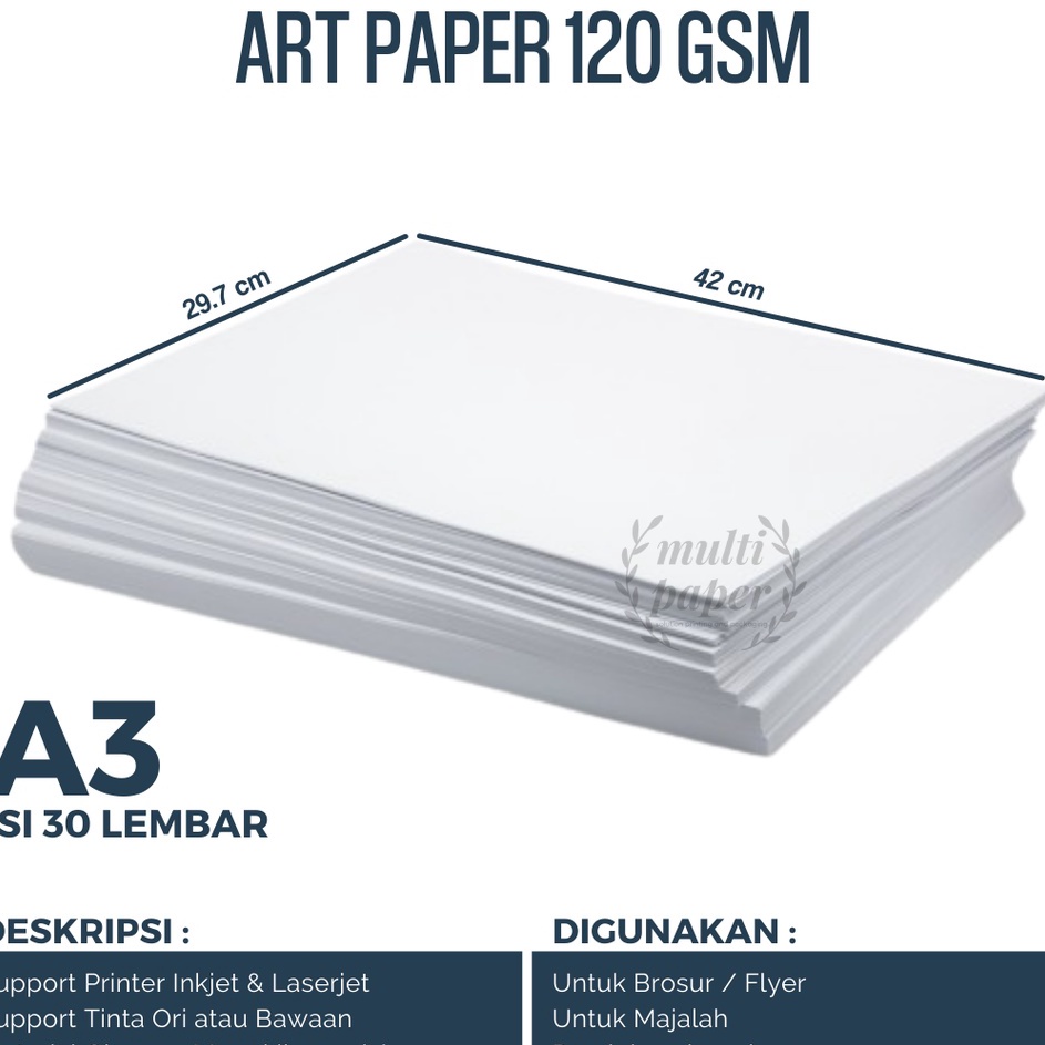 

Super Harga Kertas Art Paper A3 12 gsm Isi 3 Lembar Art Paper A3 12 gr