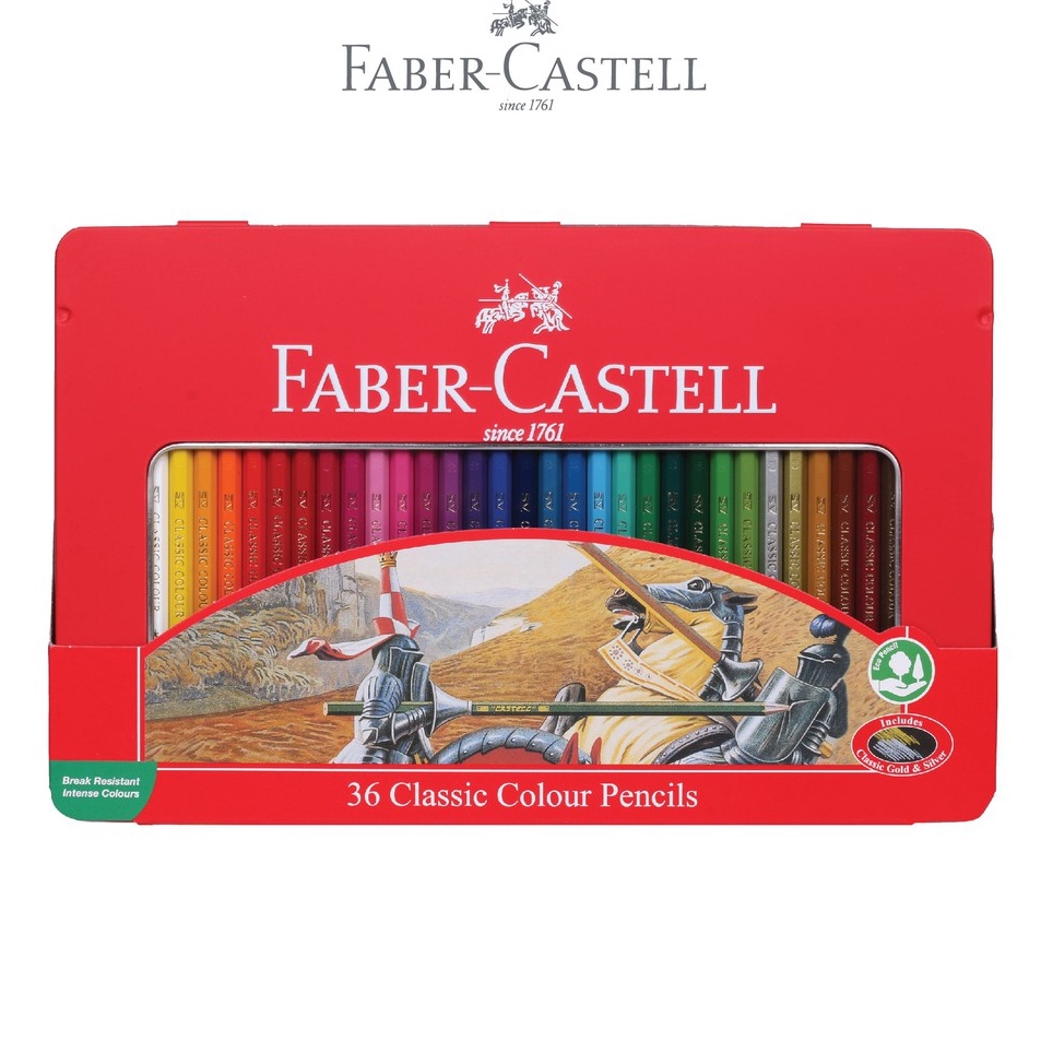 

Super Korting FaberCastell Classic Colour Pencil 36L Tin Case