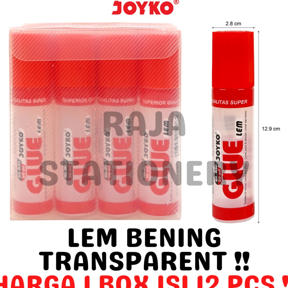 

Update Terkini JOYKO TRANSPARENT GLUE 5ML LEM CAIR BENING JOYKO PRAKARYA GLR5 12PCS