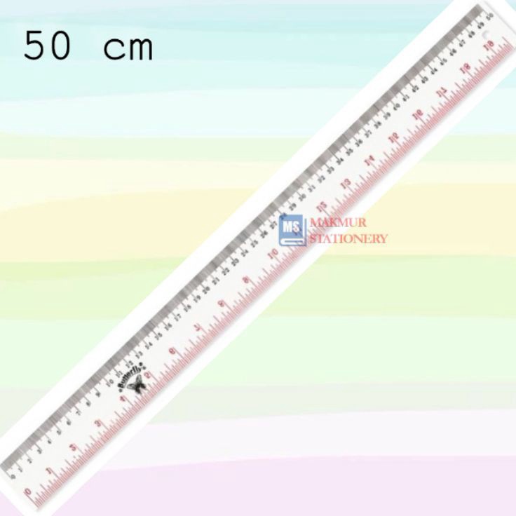 

High Quality Penggaris PlastikMistar Plastik Butterfly 5cm