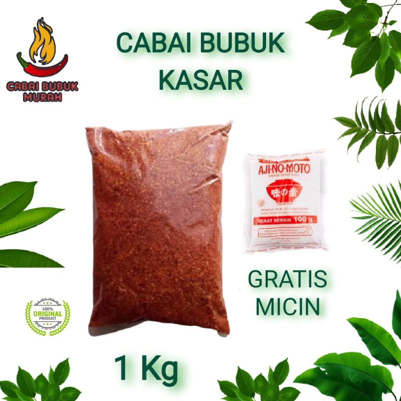

CABAI BUBUK MURAH GILING KASAR GRATIS MICIN