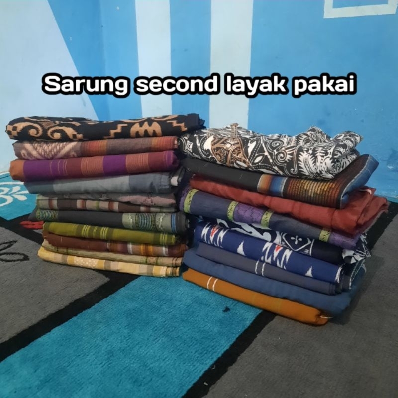 Sarung bekas berkualitas masih sangat layak pakai (A)