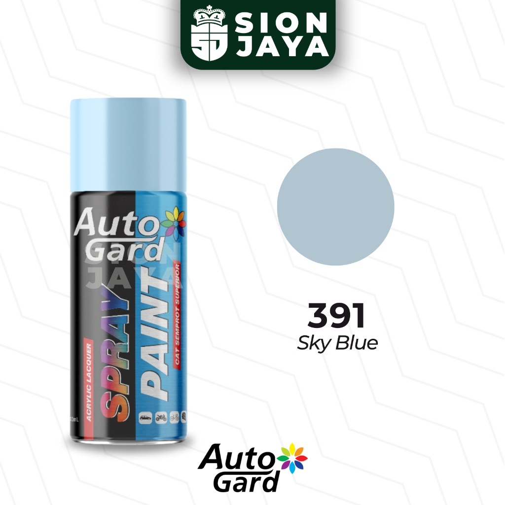 Pilox / Pylox / Cat Semprot Autogard 300ml Biru Langit Biru muda 391 Sky Blue