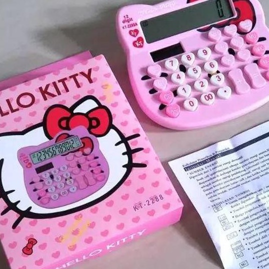 

Buruan Cek Kalkulator Kepala Hello Kitty Pink 12 Digit HELO KITY KITI LUCU IMUT hello kitty 2288