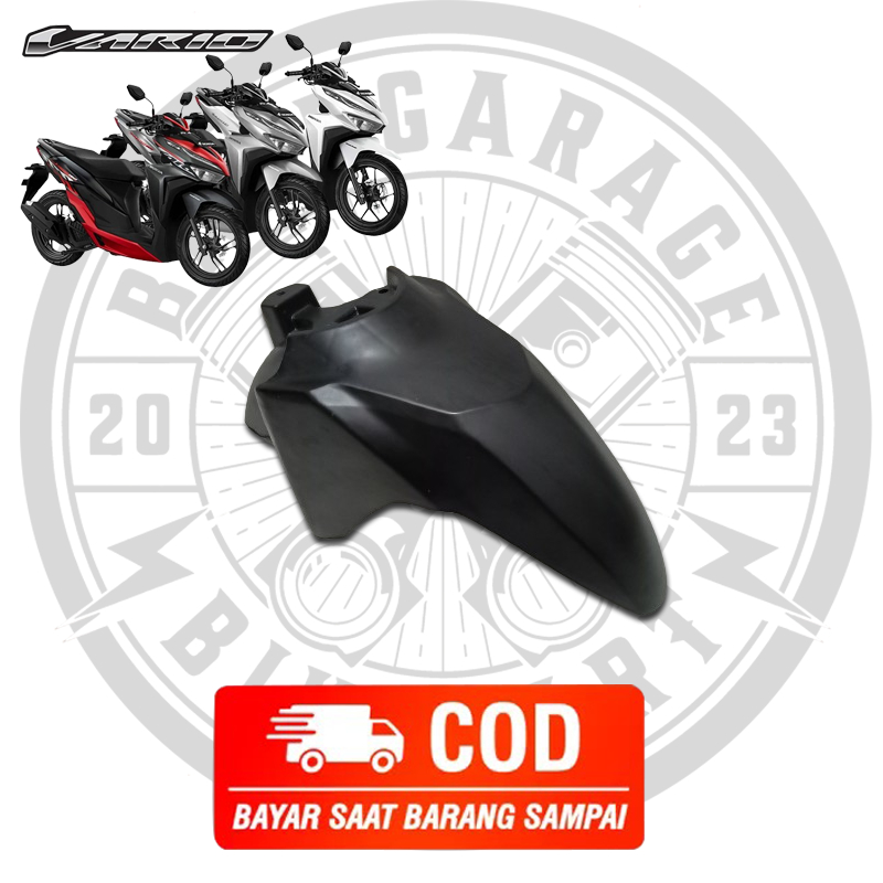 Spakbor Depan Slebor Hitam Doff  Honda Vario 125 Vario 150 Led New 2018 - 2022 Hitam Doff
