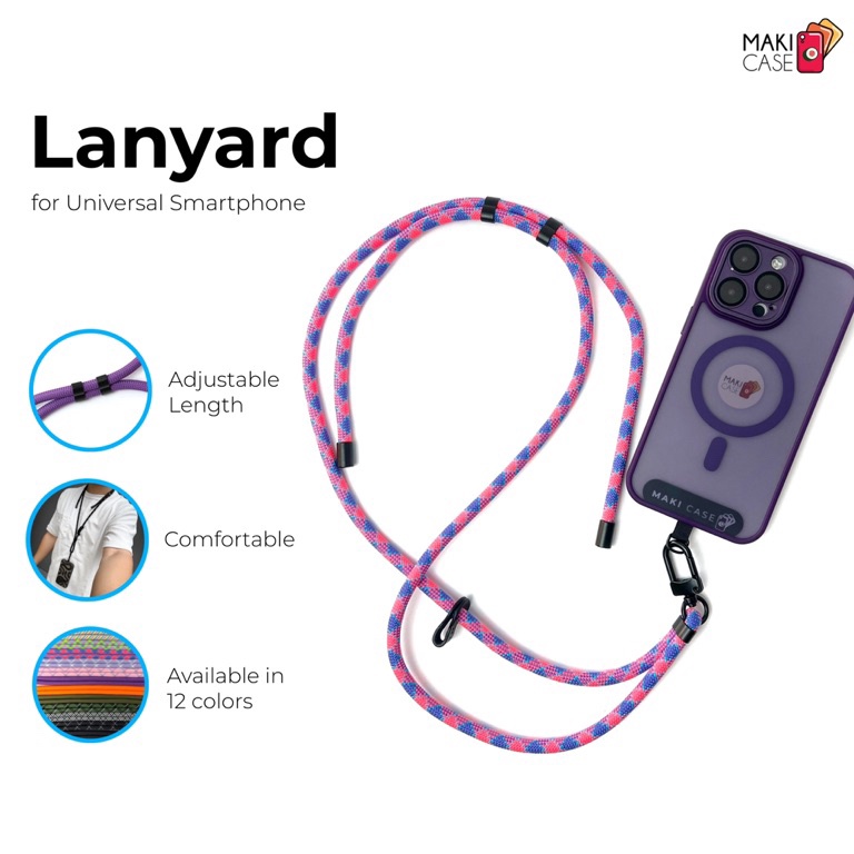 

KODE I9J2 Makicase Tali Lanyard Japan Premium Anti Pegal