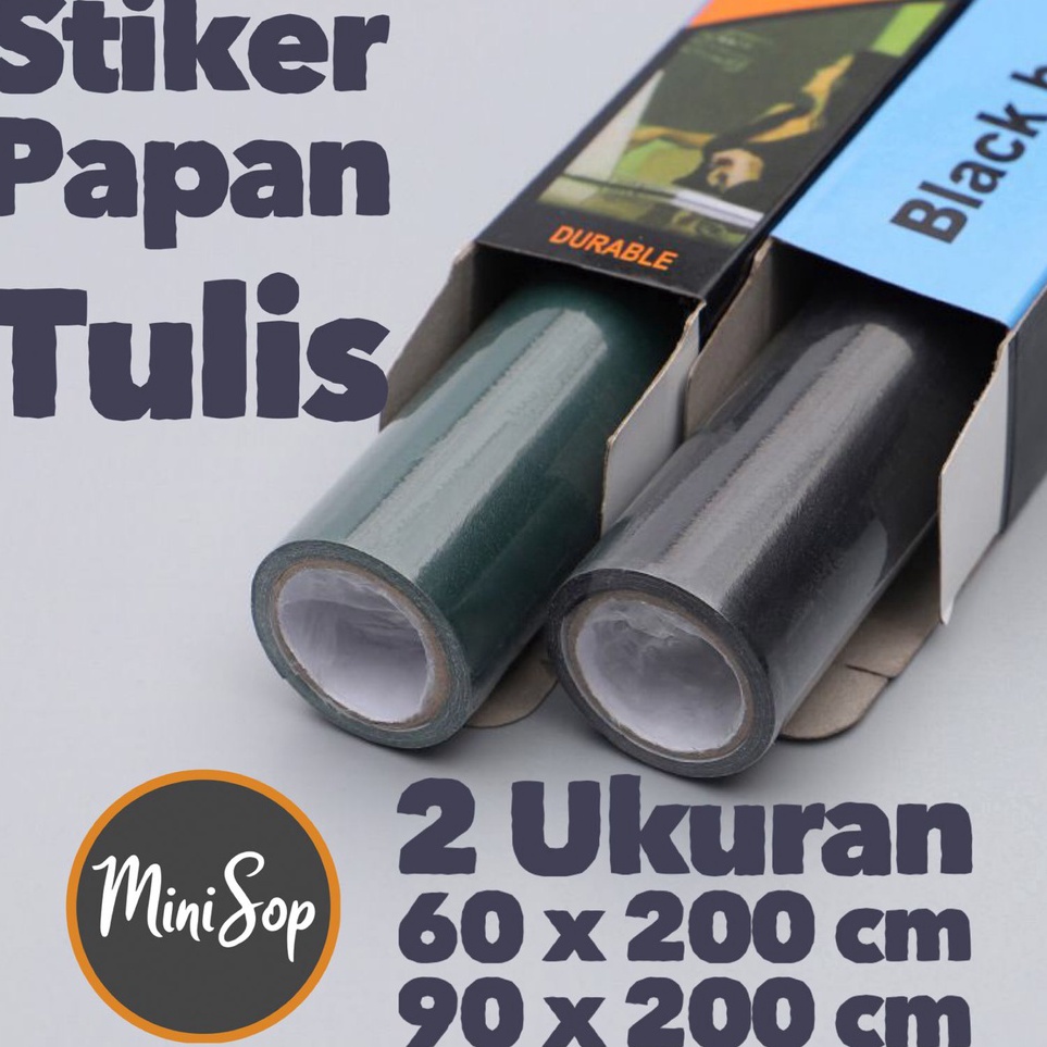 

ART T3E Stiker Papan tulis Whiteboard Blackboard Spidol Kapur hitam putih hijau 6 x 2 9 x 2 tempel