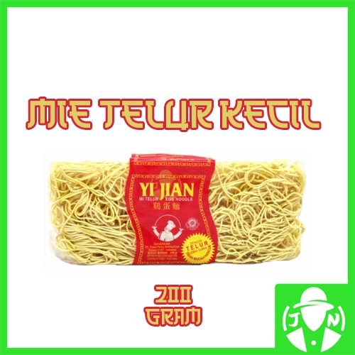 

Mie Telur YI jian egg Noodle Mie 200 Gram Kecil