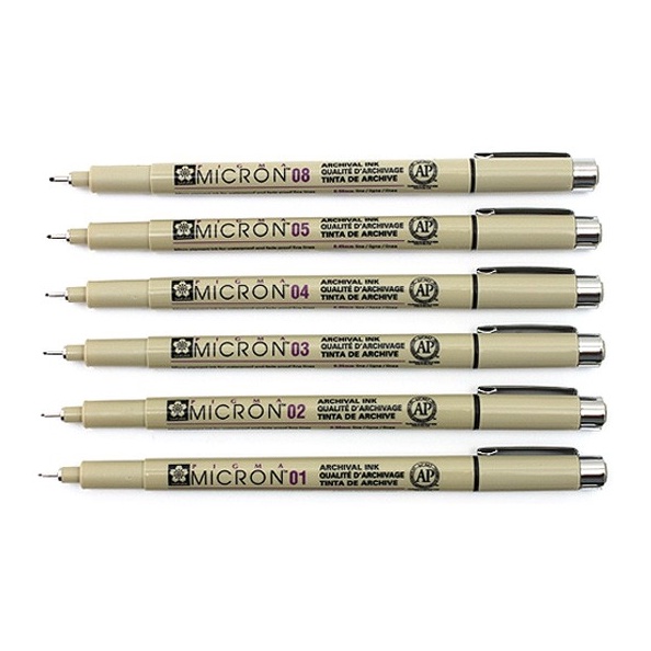 

ART Y43Z Sakura Pigma Micron Drawing Pen Brush Pen