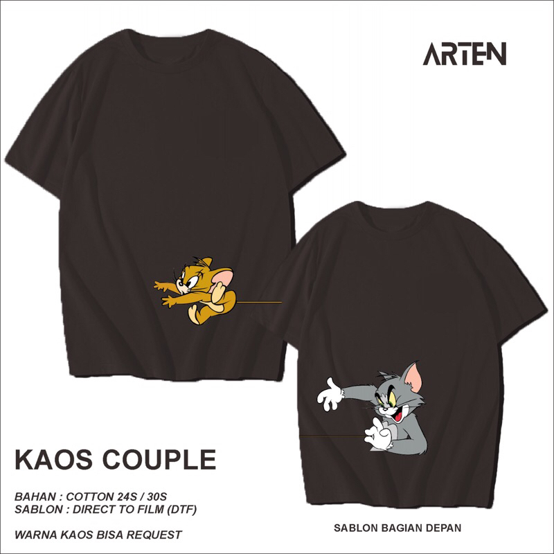KAOS COUPLE TOM & JERRY KATUN KAOS DISTRO