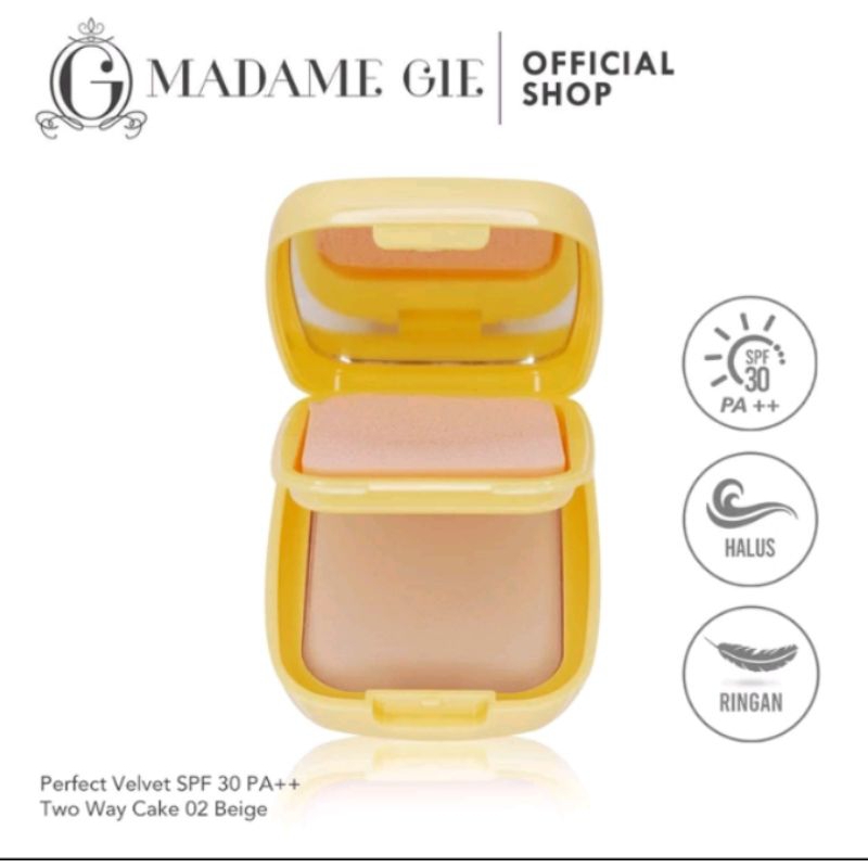Madam Gie Perfect Velvet Spf 30++ Bedak Padat