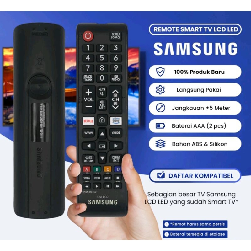 Remote TV LED Samsung Smart 32 43 50 inch