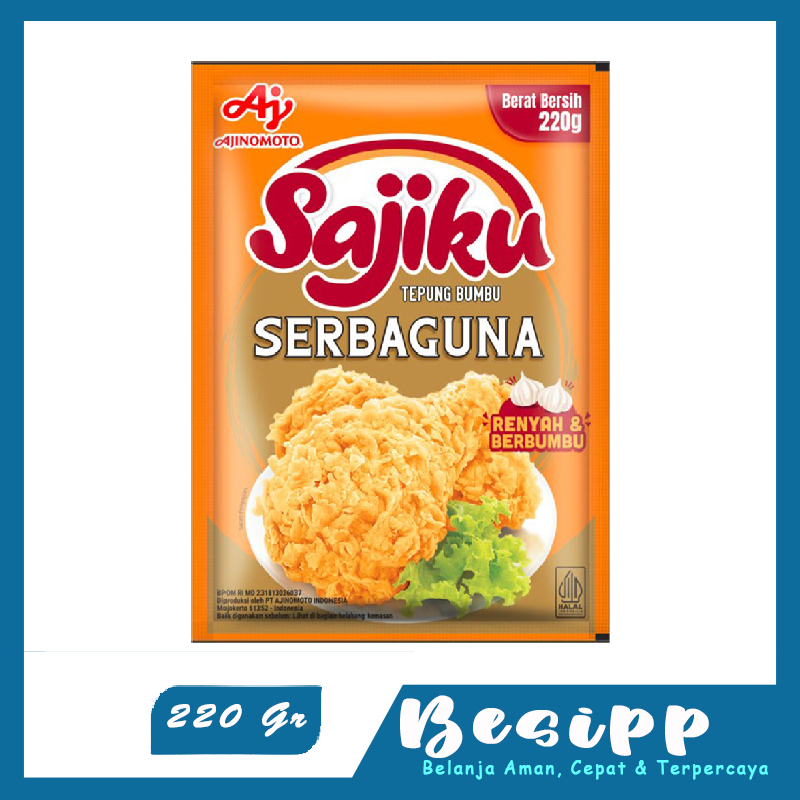 

Ajinomoto Tepung Bumbu Sajiku Serbaguna 220g