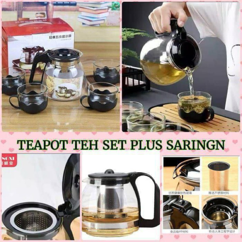 TEAPOT SET SARINGAN TEH