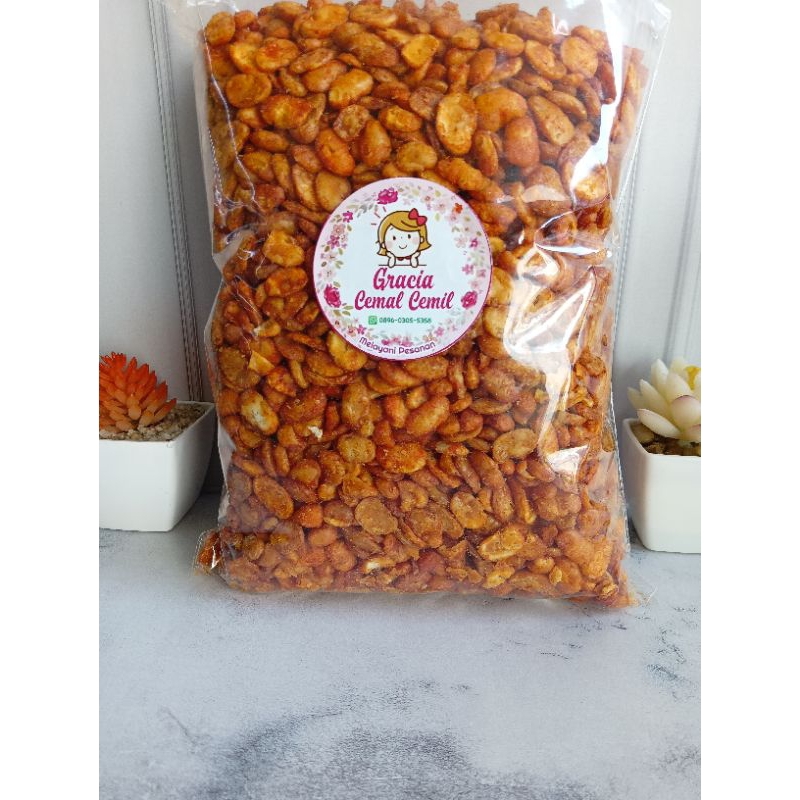 

kacang koro pedas| camilan kacang koro kupas 250gr