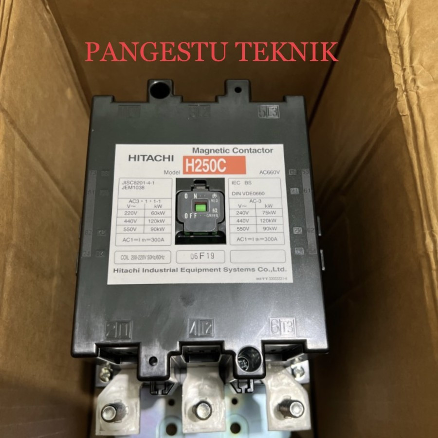 Contactor Hitachi H250C 220V | Contactor Hitachi H-250C 220V