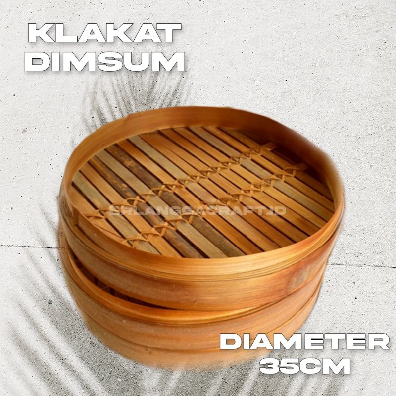 Klakat Bambu Dimsum Kukusan 30,35,40CM