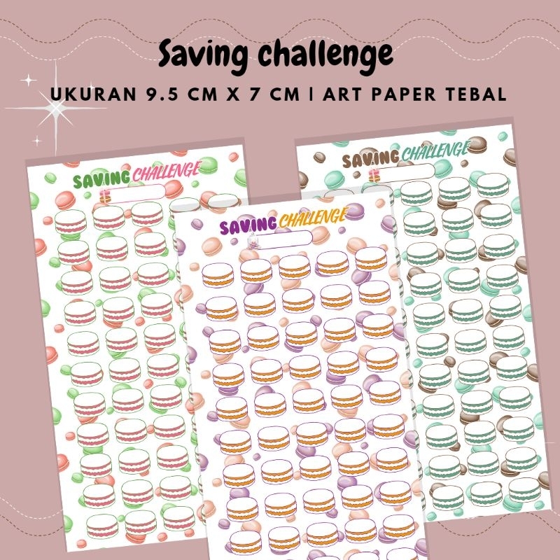 

macaroon savings challenge