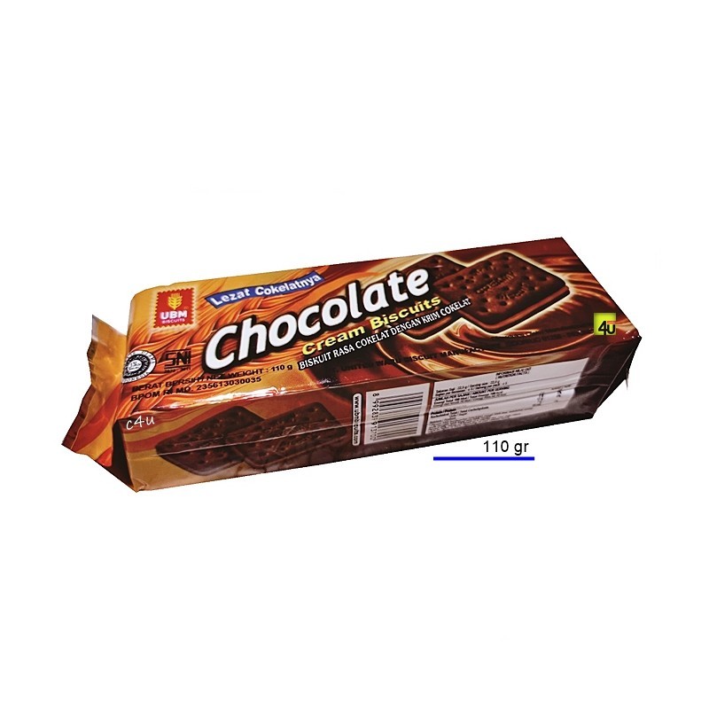 

UBM Delicious Chocolate Cream Biscuits 110g