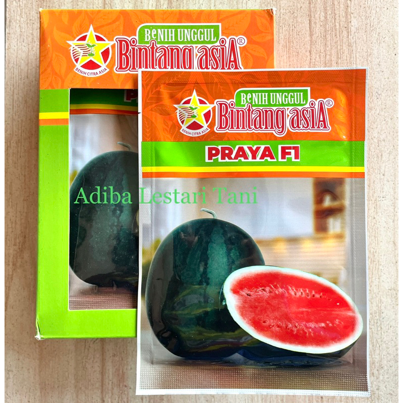 Benih Semangka Praya F1 20 Gram - Bibit Semangka Berbiji Cap Bintang Asia