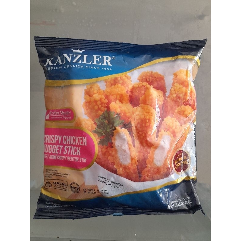 

KANZLER CRISPY CHICKEN NUGGET STICK 450g