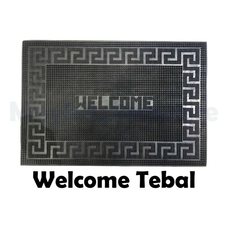 Keset Welcome Besar Keset Lantai Anti Slip Keset Kaki Keset Kamar Mandi Keset Depan Pintu Rumah 60x4