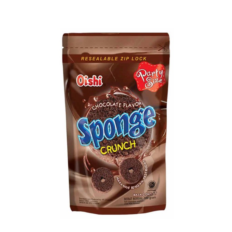 

Oishi Sponge Crunch Coklat 100 gram