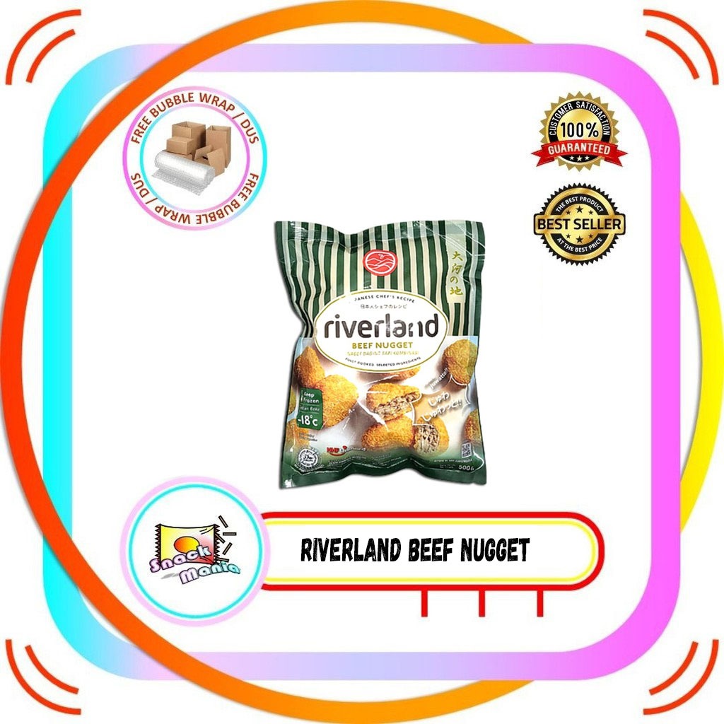 

RIVERLAND Japanese Beef Nuggets 500 gr Nugget Naget Sapi