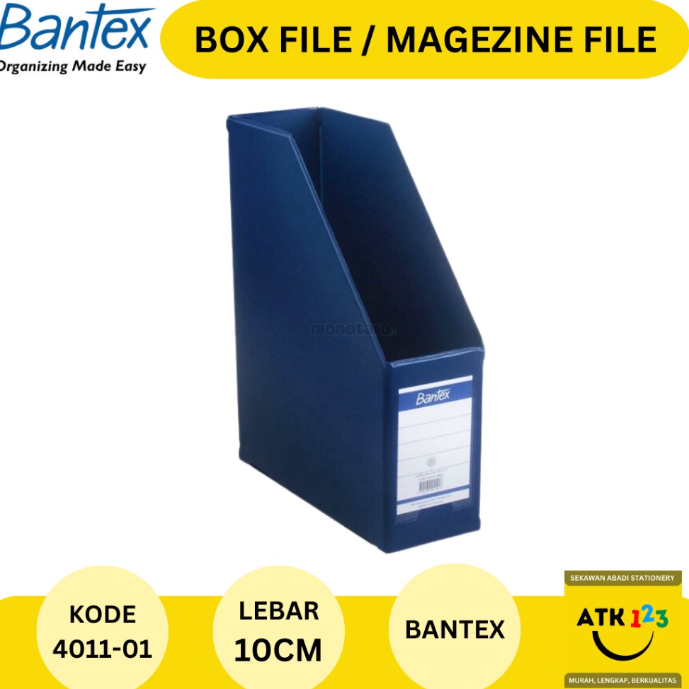 

KODE Y2S8 Box File Bantex Folio 411 Magazine File Bantex Folio 411 Biru