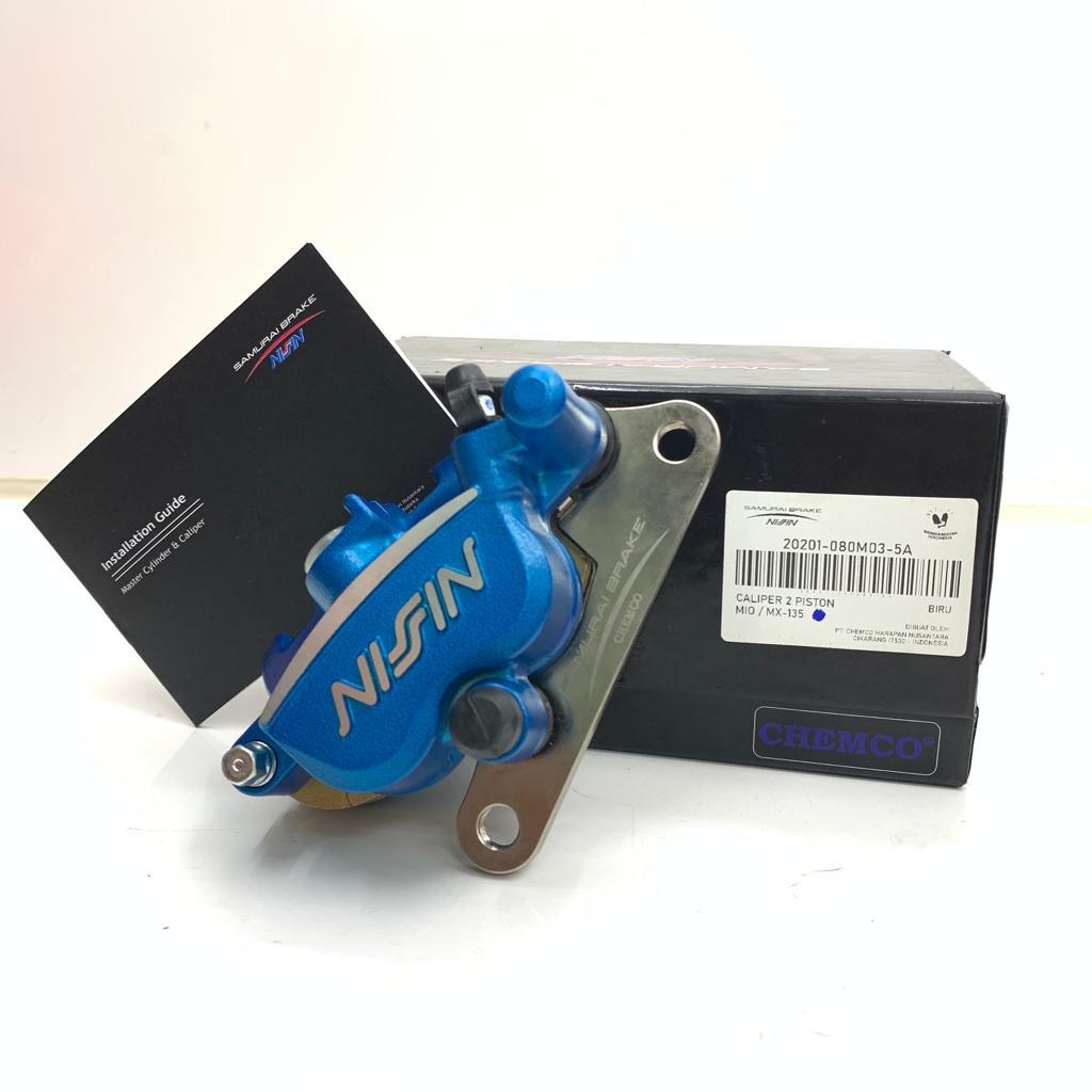 KALIPER NISSIN  2P BLUE BIRU JUPITER RX KING RXKING ORIGINAL