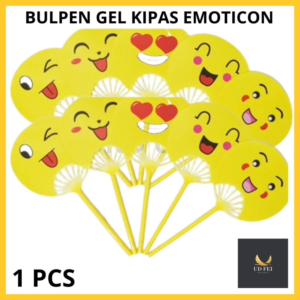 

(1 PCS) Bulpen Gel Karakter/ Bulpen Gel Emoticon/ Bulpen Gel Lucu/ Bulpen Gel Kipas/ Bulpen Kipas
