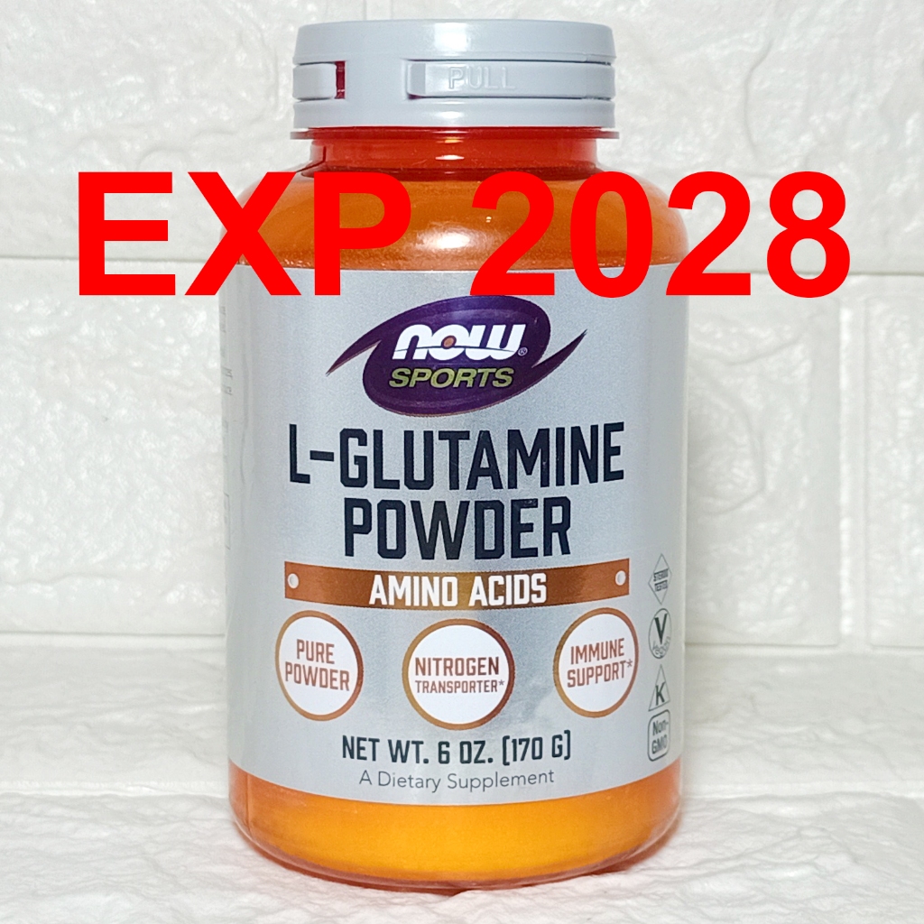 NOW Foods Food Sports L Glutamine Powder 6 oz (170 g)