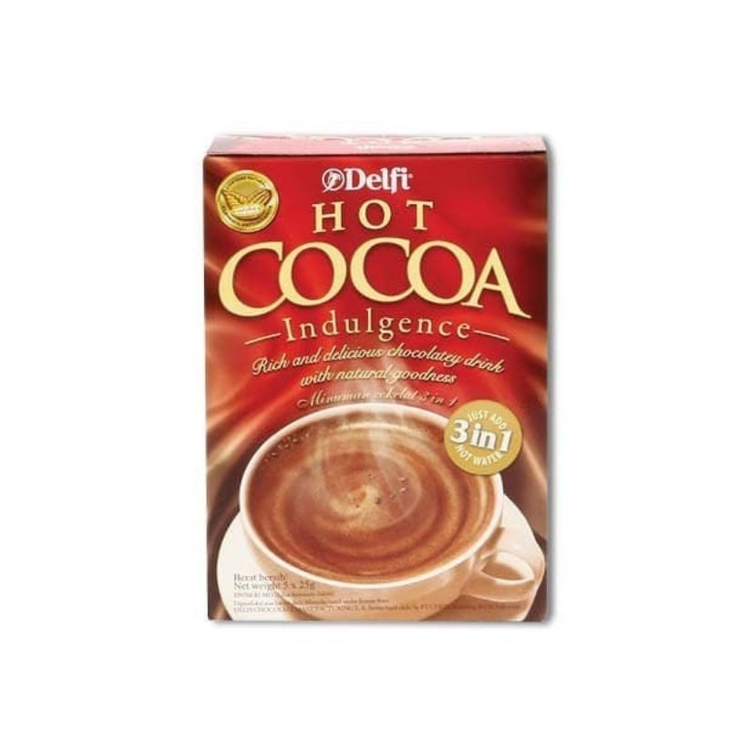 

Delfi Hot Cocoa Minuman Coklat Instant 3in1 125gr