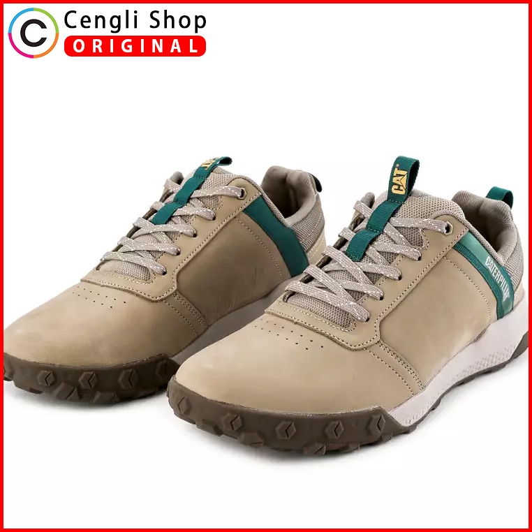 SEPATU CATERPILLAR CASUAL ORIGINAL SNEAKER KETS PRIA KULIT ASLI CAT-04