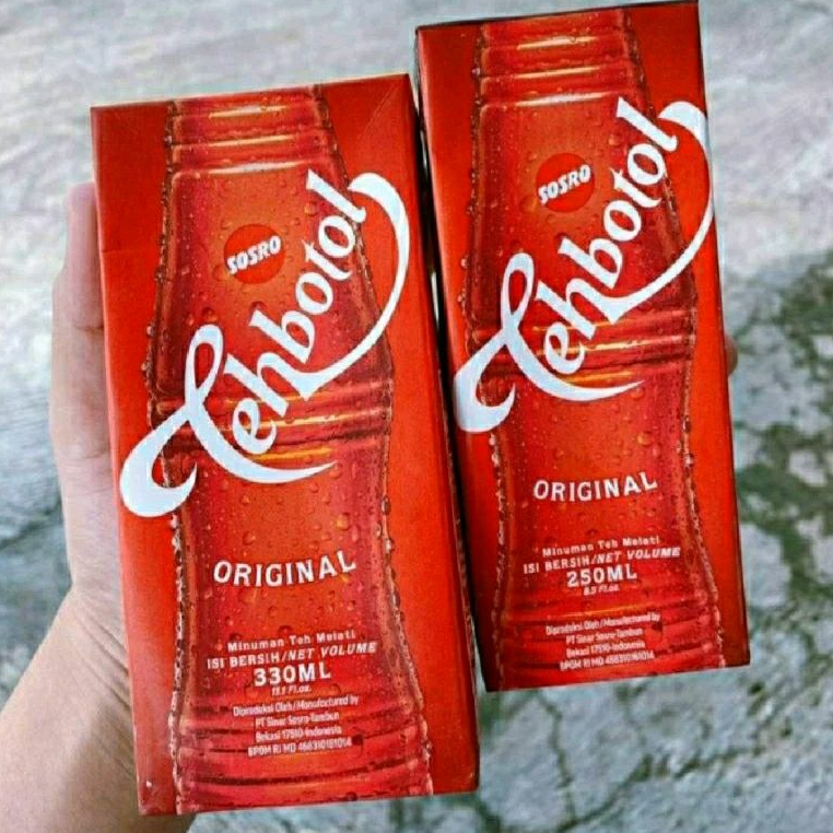 

TEHBOTOL SOSRO kemasan KOTAK 330ml/24.pcs