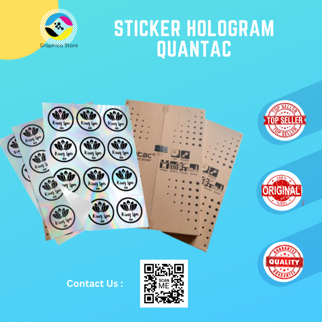 

Sticker Hologram Vinyl Laser A3+ QUANTAC