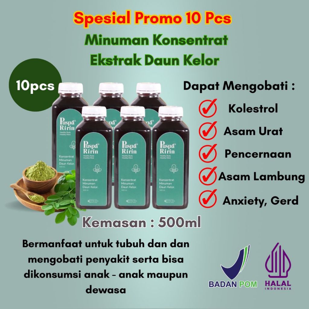 

SPESIAL PROMO MINUMAN KONSENTRAT EKSTRAK DAUN KELOR 10pcs