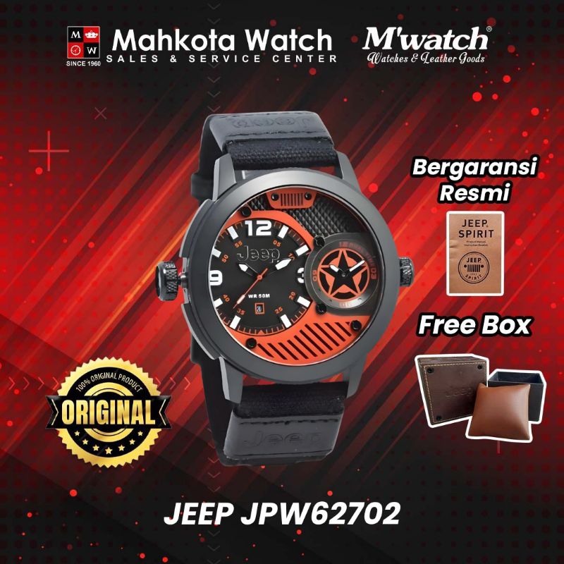JAM TANGAN PRIA JEEP JPW62702 ORIGINAL