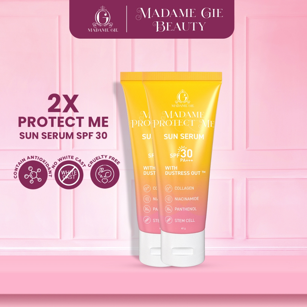 2X Madame Gie Madame Protect Me Sun Serum SPF 30 PA+++ - Suncreen Skincare