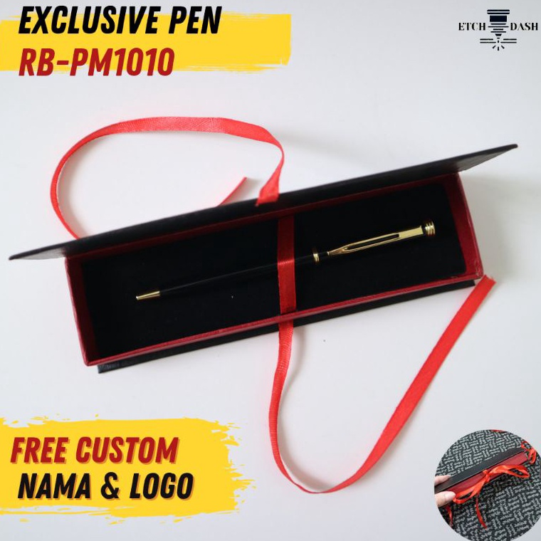 

KODE R8U7 Pulpen Custom Pulpen Eksklusif Free Grafir NamaLogo Box Pita Souvenir Pulpen Exclusive Pen RBPM11