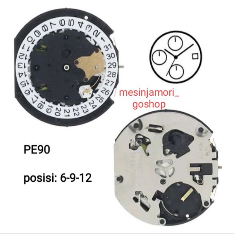 Mesin chrono PE90 PE902 PE903 original