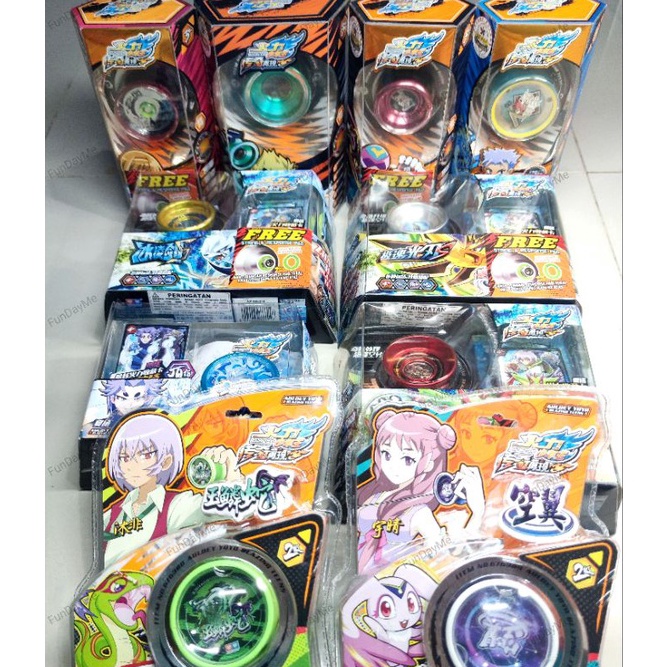 KODE W62W Koleksi Lengkap Blazing Teens auldey Original Yoyo Asli ORI Demon lv3  Black Sword lv 3  F