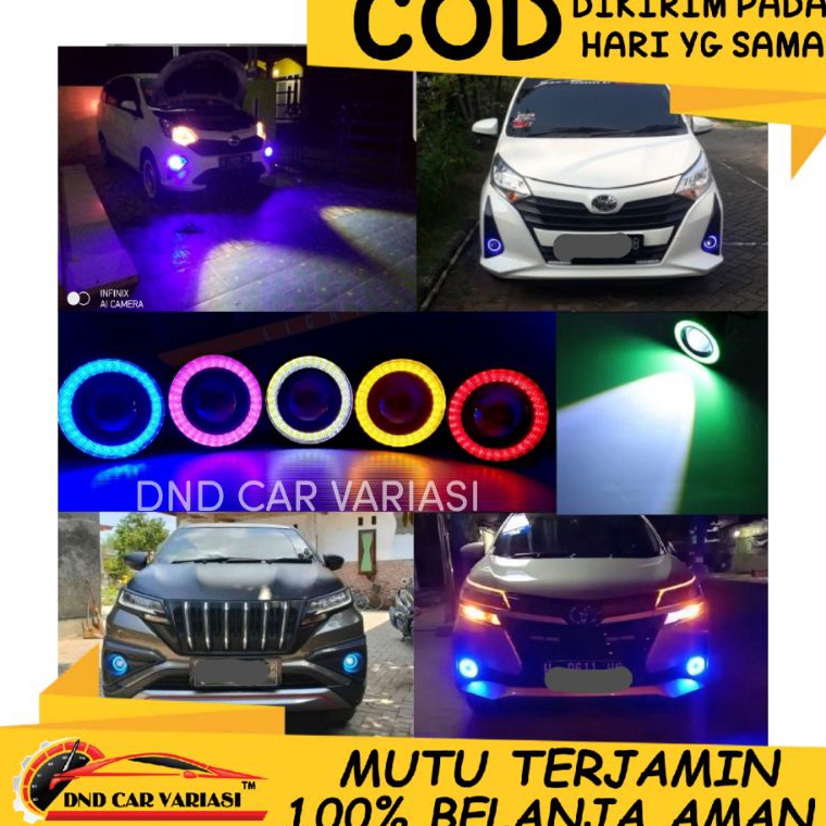 KODE D49Q SEPASANG FOGLAMP 89MM VARIASI AYLA CALYA SIGRA AVANZA XENIA RUSH TERIOS XL7 ROCKY RAIZE JU