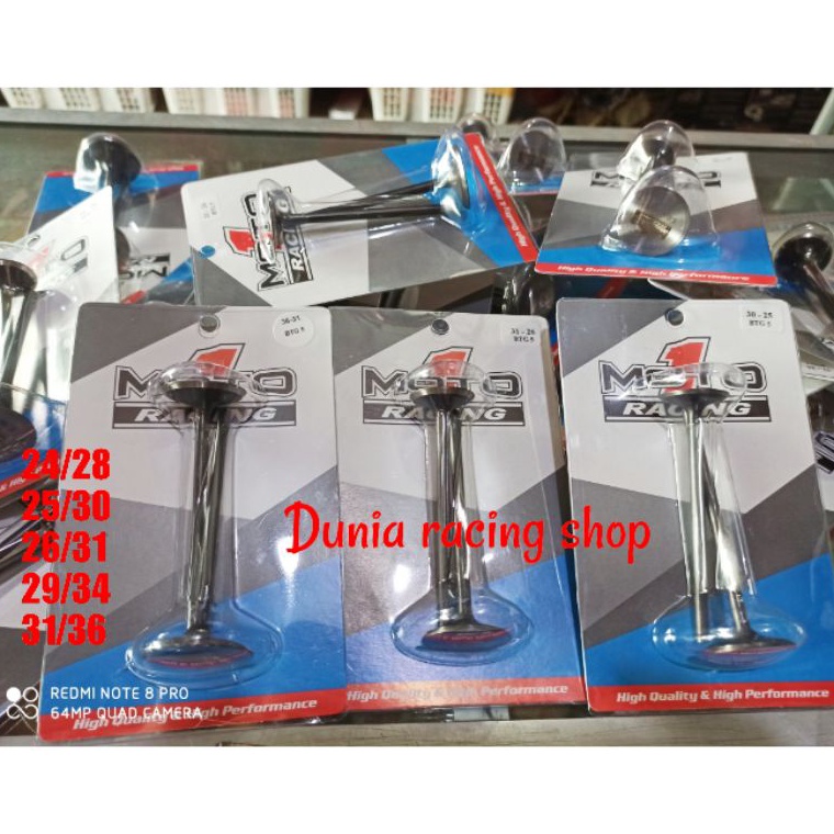 KODE U45C Klep MOTO 1 24 28 25 3 26 31 29 34 31 36 batang 5mm batang 45mm 29 34 batang 55mm Klep Jup