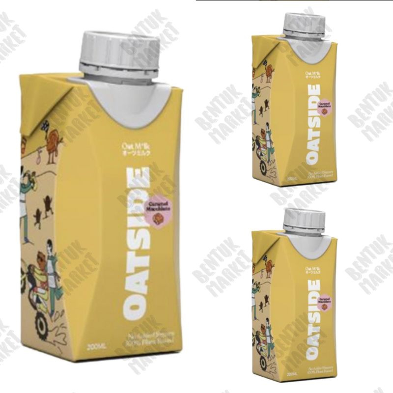 

OATSIDE Kopi Susu Oat Caramel Macchiato 200ml / Susu Cair / Kopi Susu