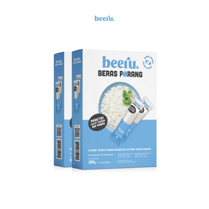 

Beeru Beras Porang Shirataki Konjac Rice isi 2 Box