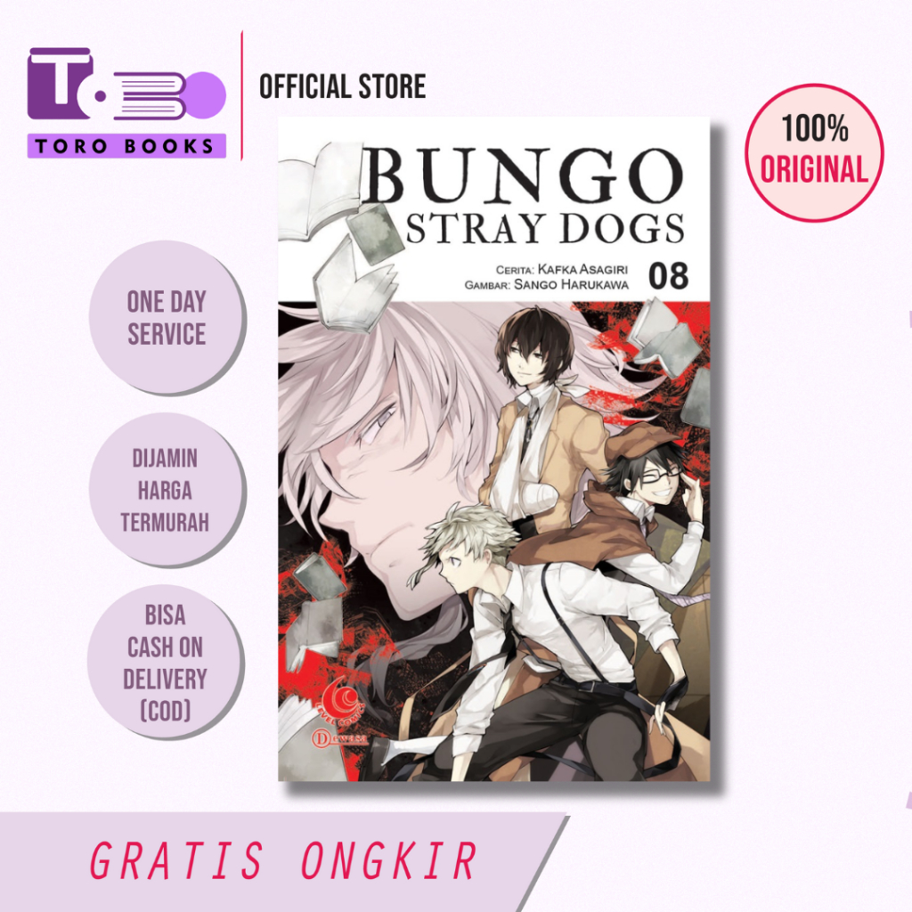 KOMIK SERI : Bungo Stray Dogs 08