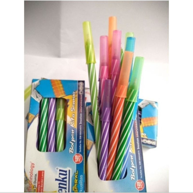 

1 Lusin Pulpen Lilin Bolpen ku Pulpen Murah
