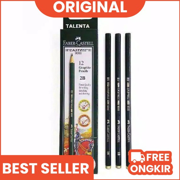 

KODE R3B pensil kayu 2B pensil 2B fabercastell pensil 2B kayu pensil 2B merk fabercastell alat tulis
