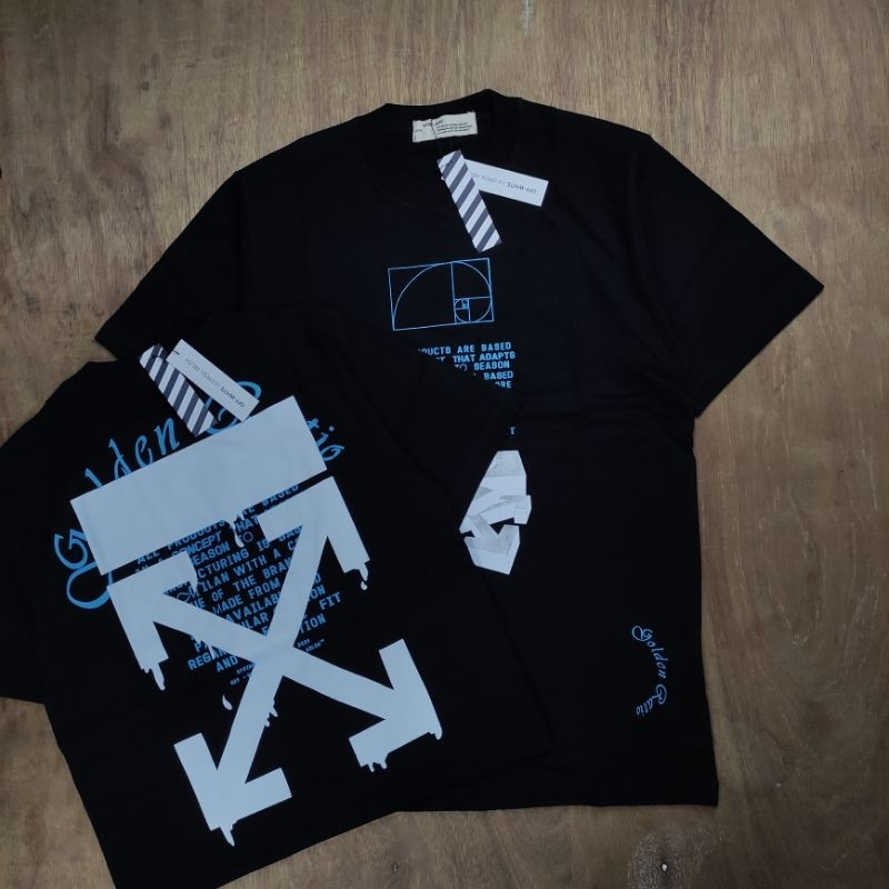 Off White Arrow Golden Ratio Black Oversize T-Shirt